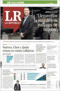 Portada de La Republica (Colombia)