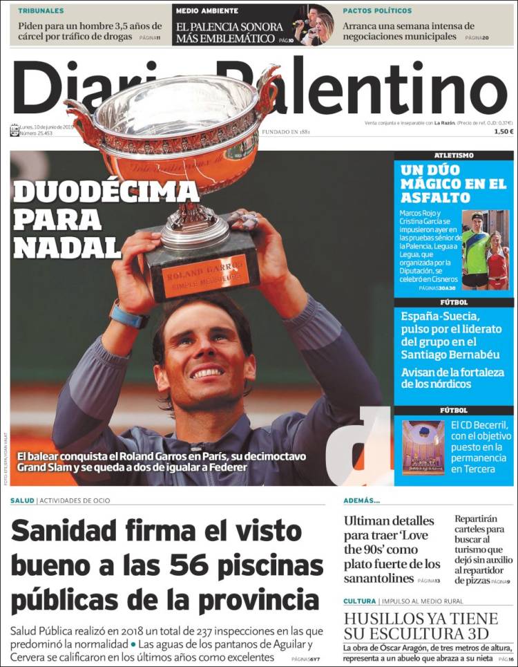 Portada de Diario Palentino (Espa&ntilde;a)