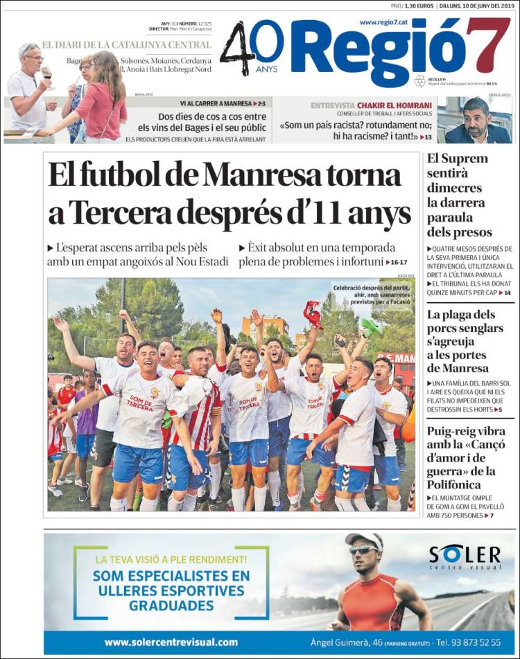 Portada de Regio7 (Espa&ntilde;a)