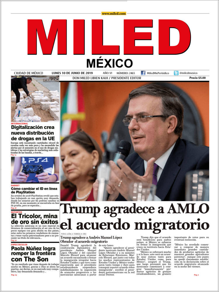 Portada de Miled (México)