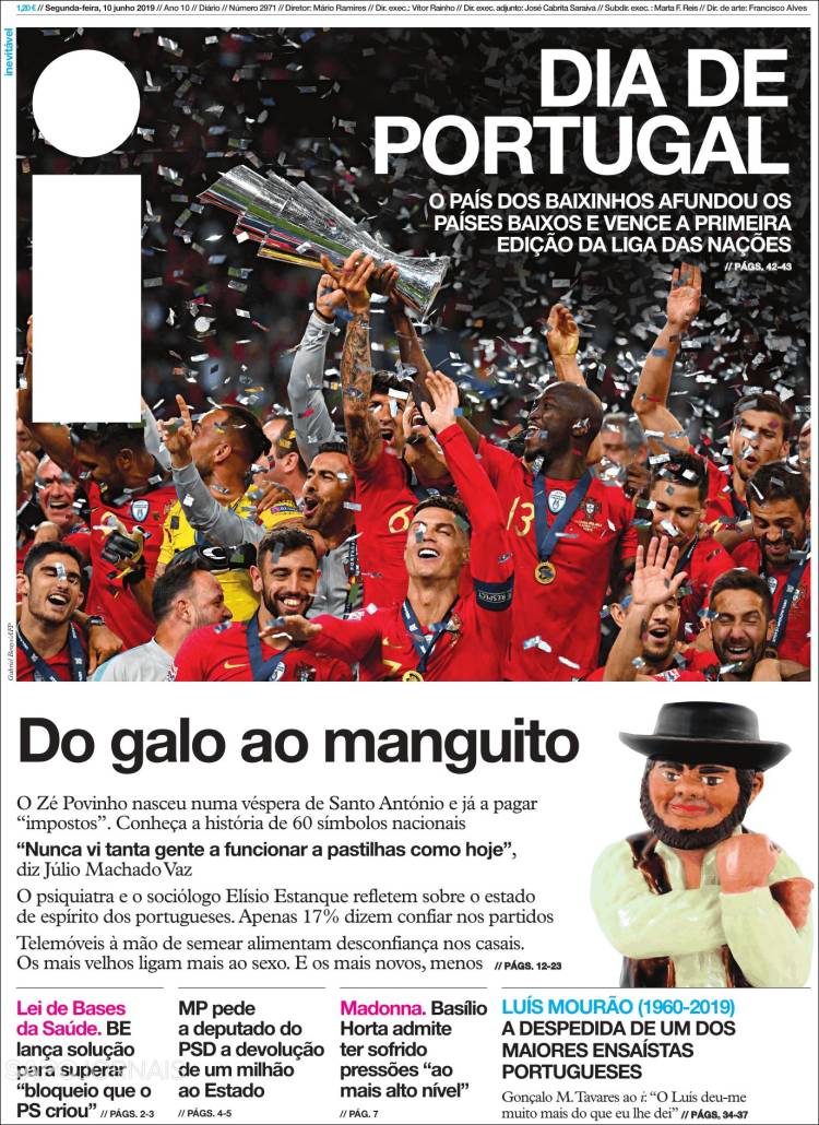 Portada de I - informação (Portugal)