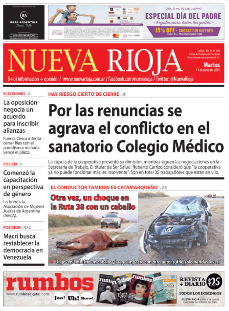 Portada de Nueva Rioja (Argentina)