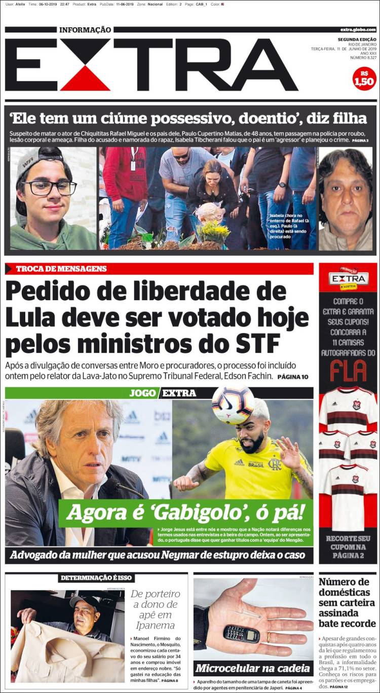 Portada de Extra (Brasil)