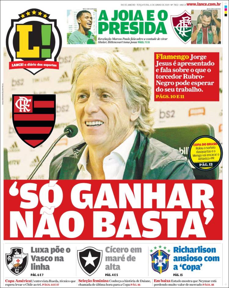Portada de Lance! (Brasil)