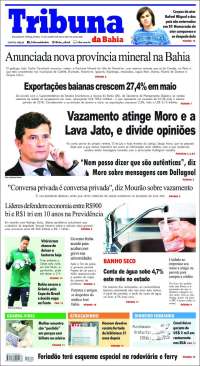 Portada de Tribuna da Bahia (Brasil)