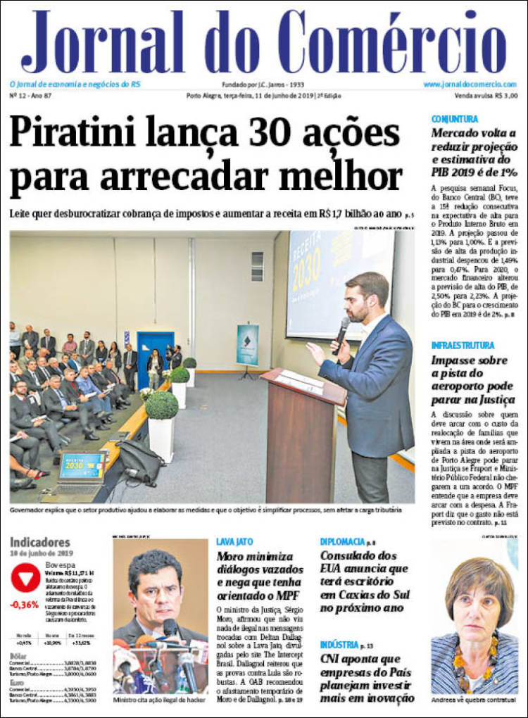 Portada de Jornal do Comércio (Brasil)