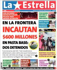 Portada de La Estrella de Loa (Chile)
