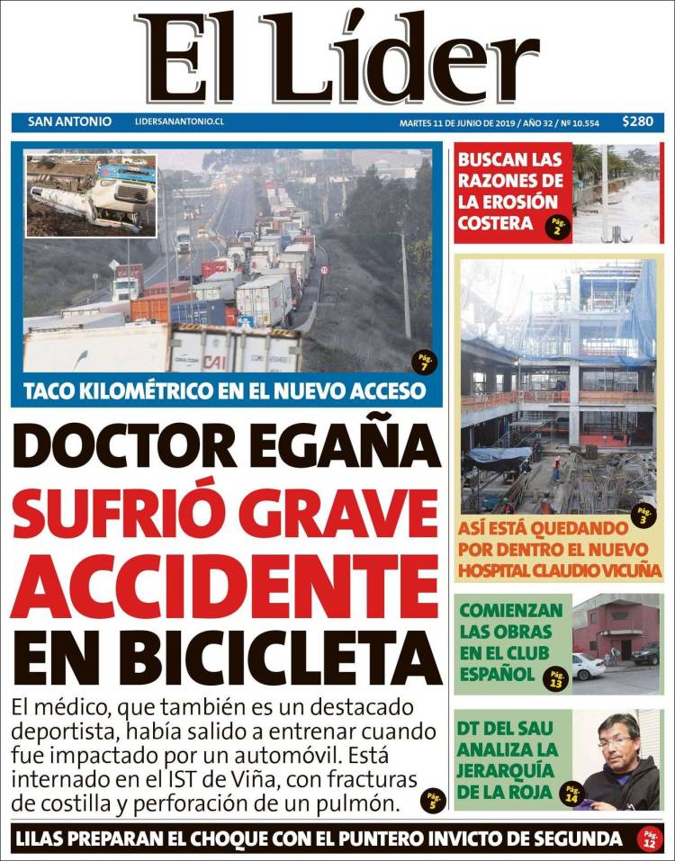 Portada de Lider de San Antonio (Chile)