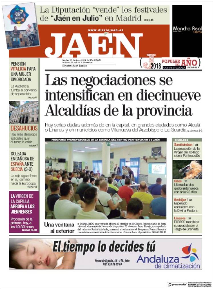 Portada de Diario Jaén (Espa&ntilde;a)