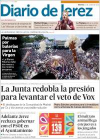 Portada de Diario de Jerez (Espa&ntilde;a)