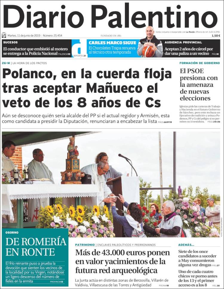 Portada de Diario Palentino (Espa&ntilde;a)