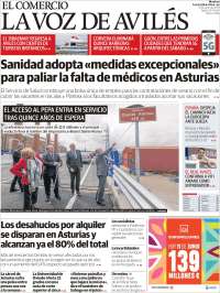 Portada de El Comercio - Avilés (Espa&ntilde;a)