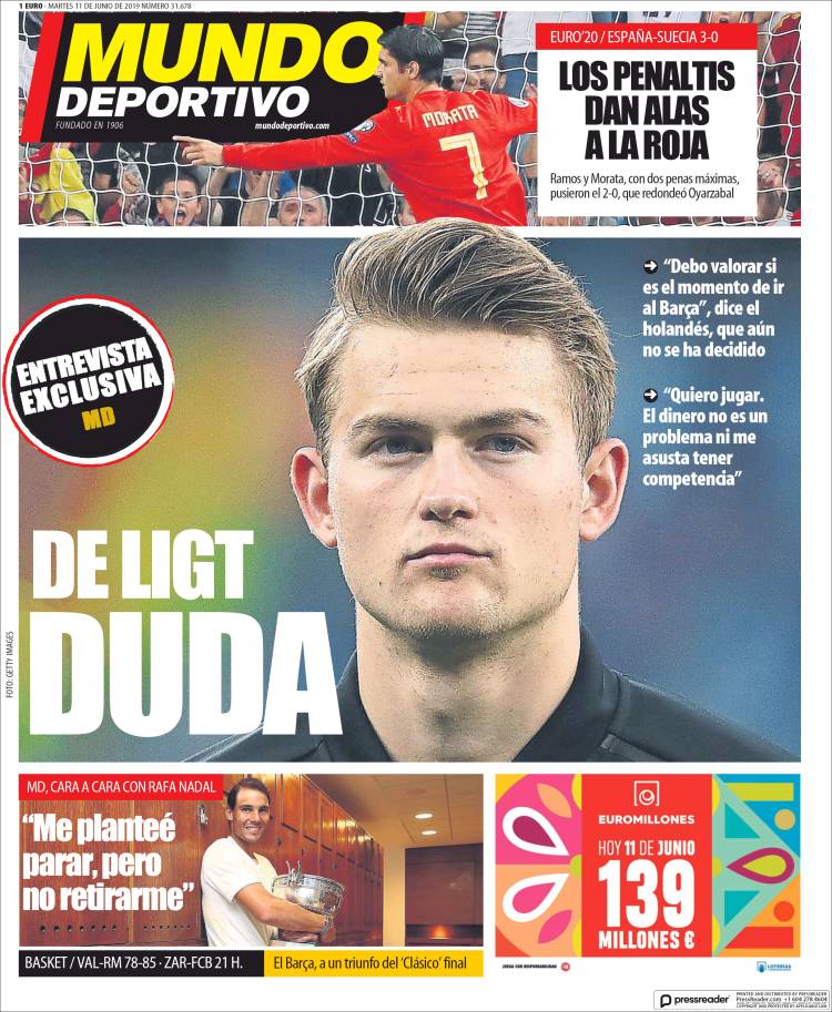 Portada de El Mundo Deportivo (Espa&ntilde;a)
