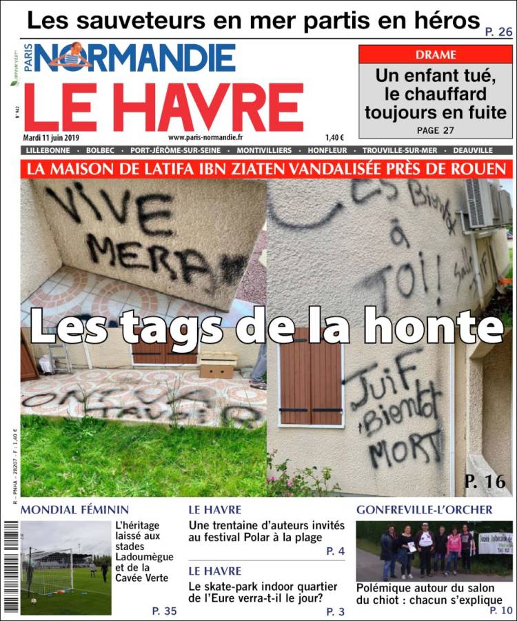 Portada de Le Havre Libre (Francia)