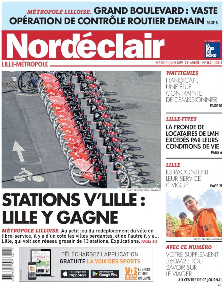 Portada de Nord Éclair (Francia)