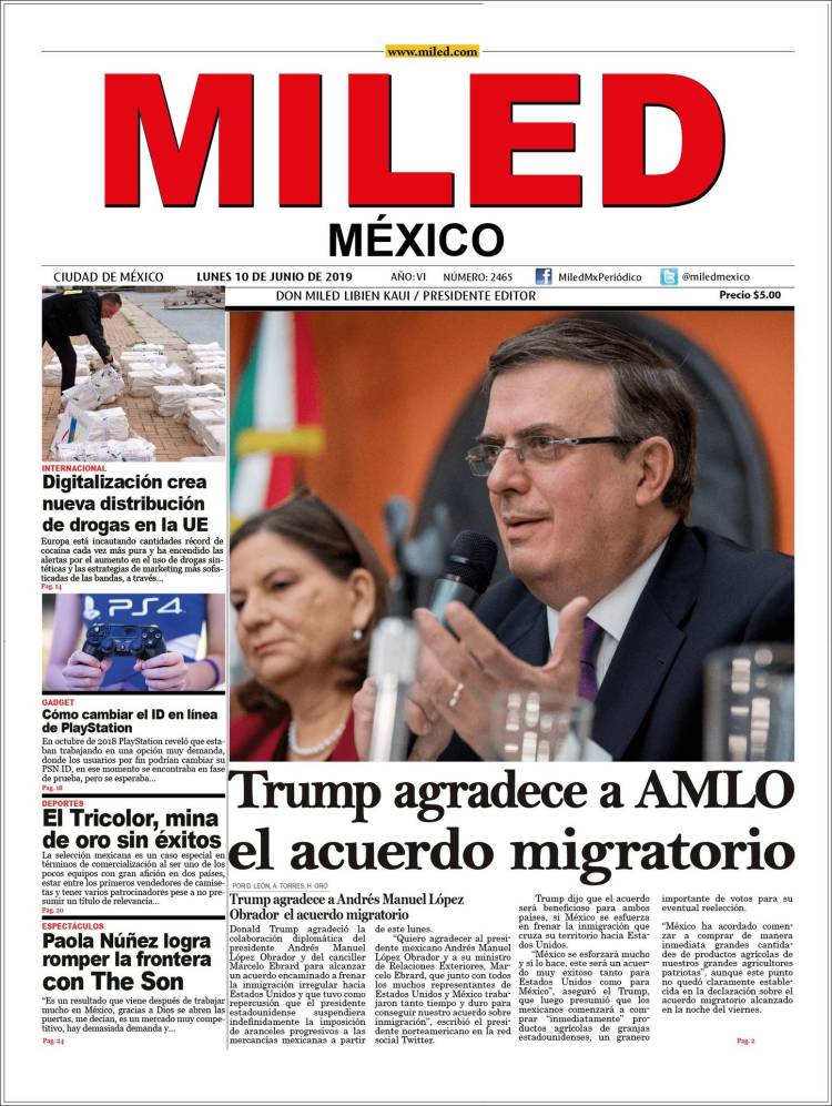 Portada de Miled (México)