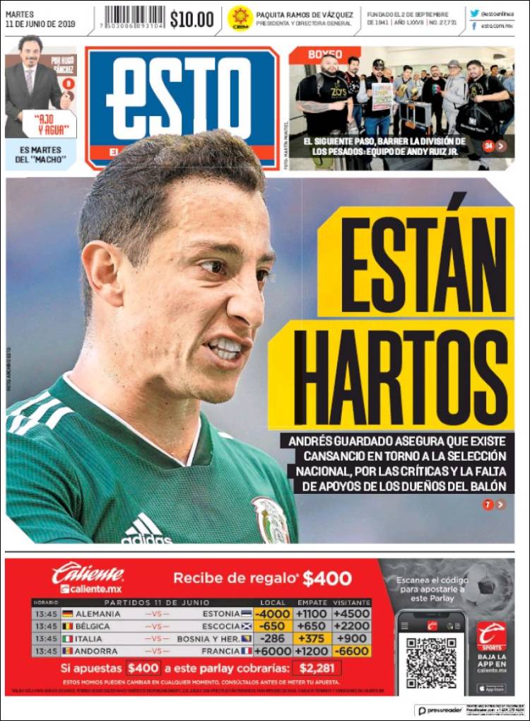 Portada de Esto (México)