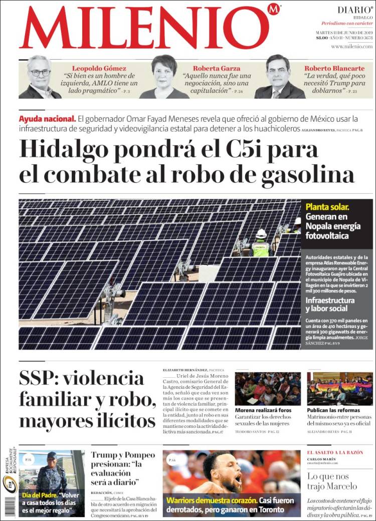 Portada de Milenio de Hidalgo (México)