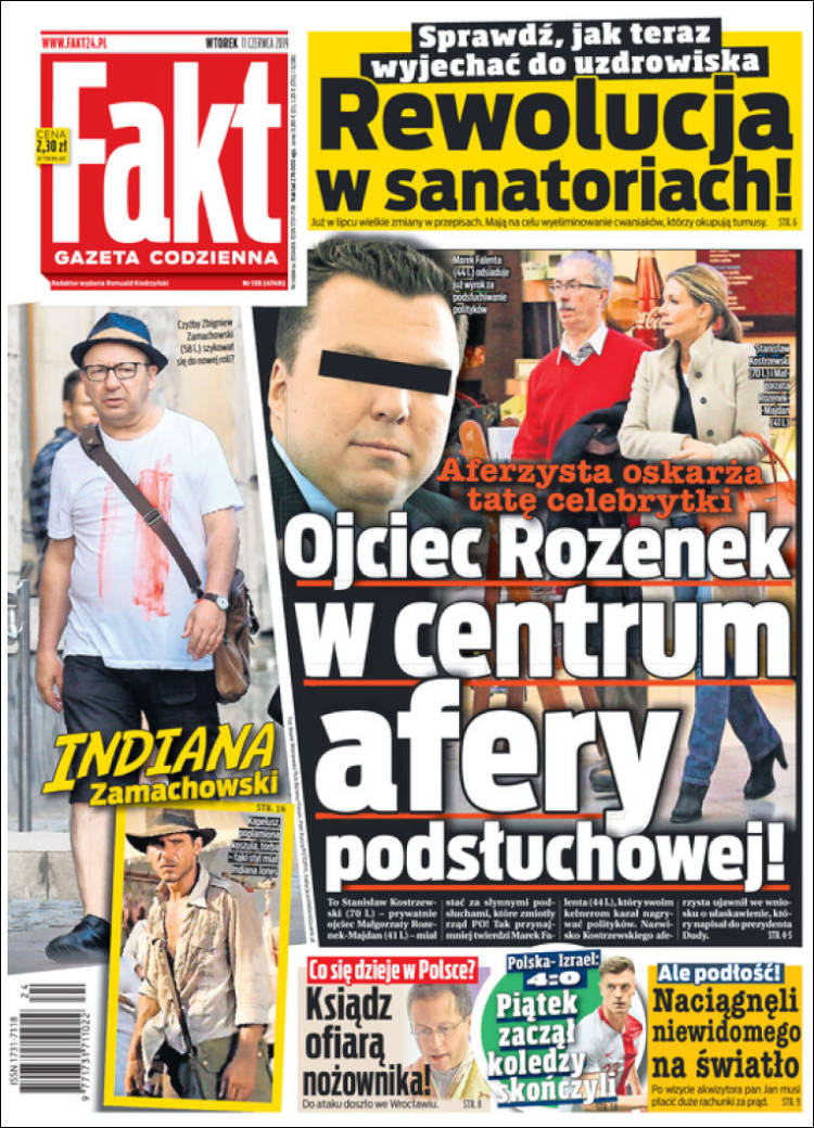 Portada de Fakt (Polonia)