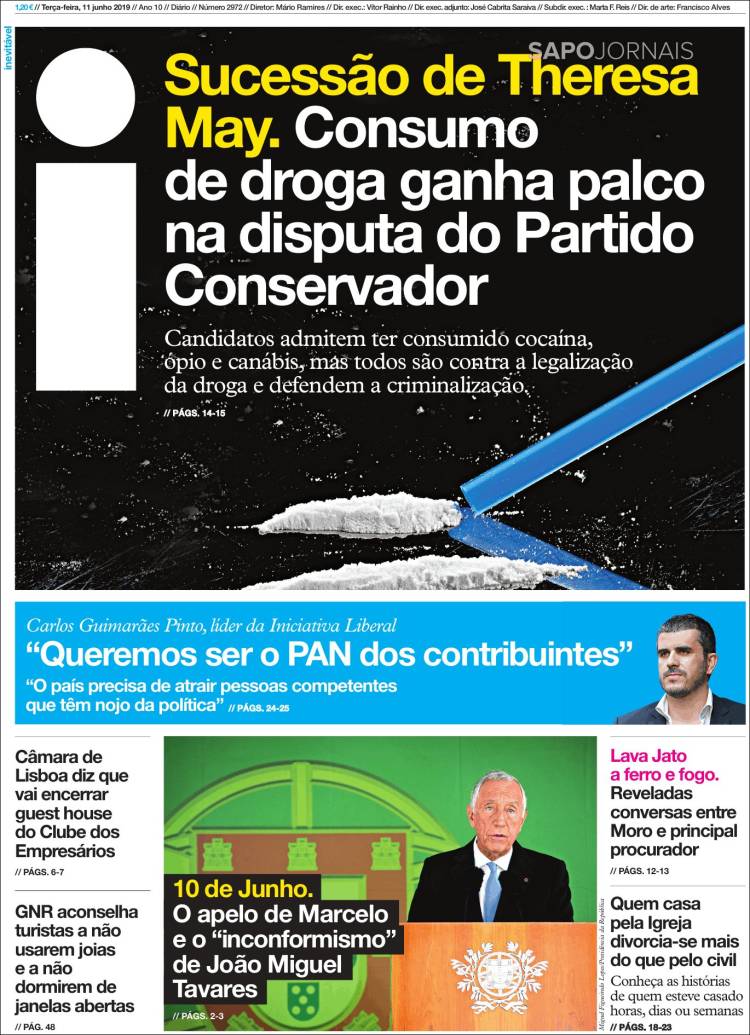 Portada de I - informação (Portugal)