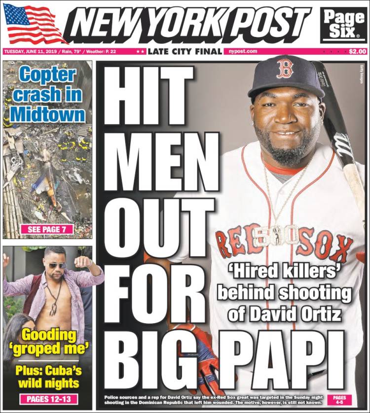 Portada de New York Post (USA)