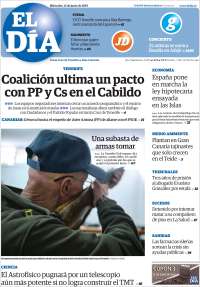 Portada de El Día (España)