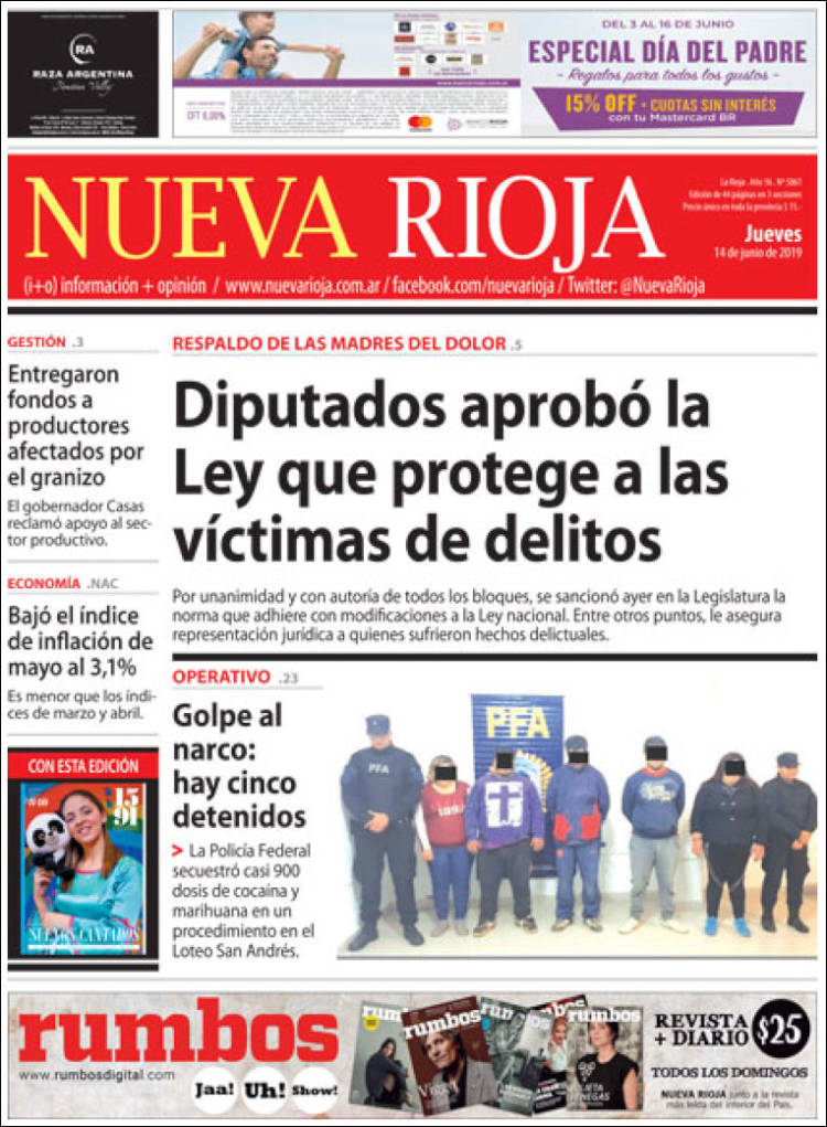 Portada de Nueva Rioja (Argentina)