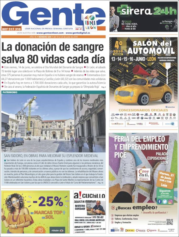 Portada de Gente en León (Spain)