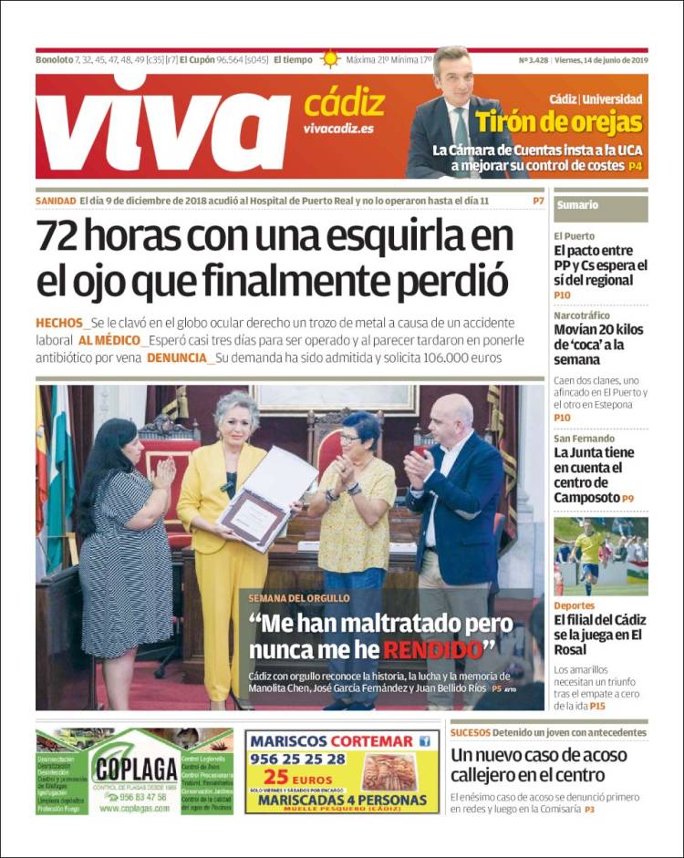 Portada de Información - Cadiz (Spain)