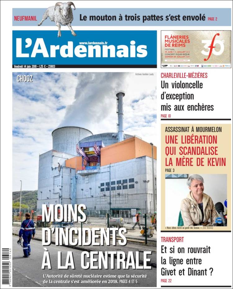 Portada de L'Ardenais (France)