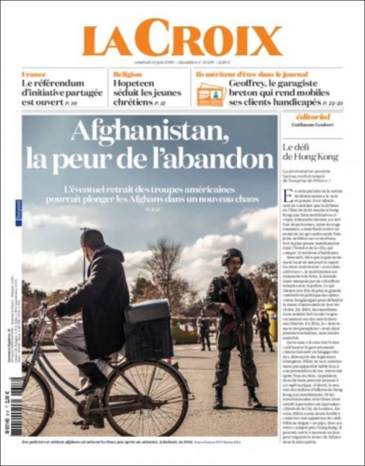 Portada de La Croix (France)