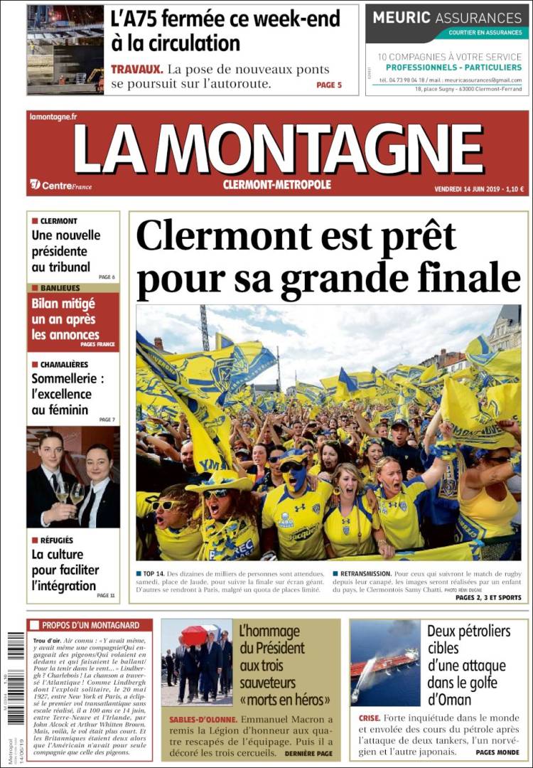 Portada de La Montagne (France)