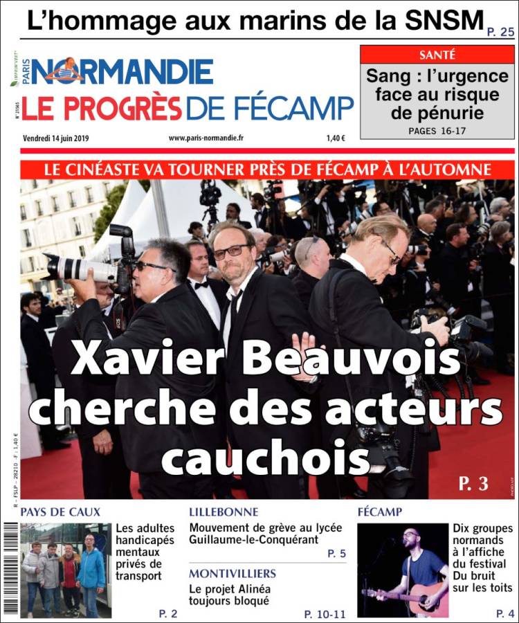 Portada de Progres de Fecamp (France)