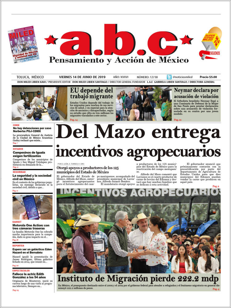 Portada de A.B.C.  (México)