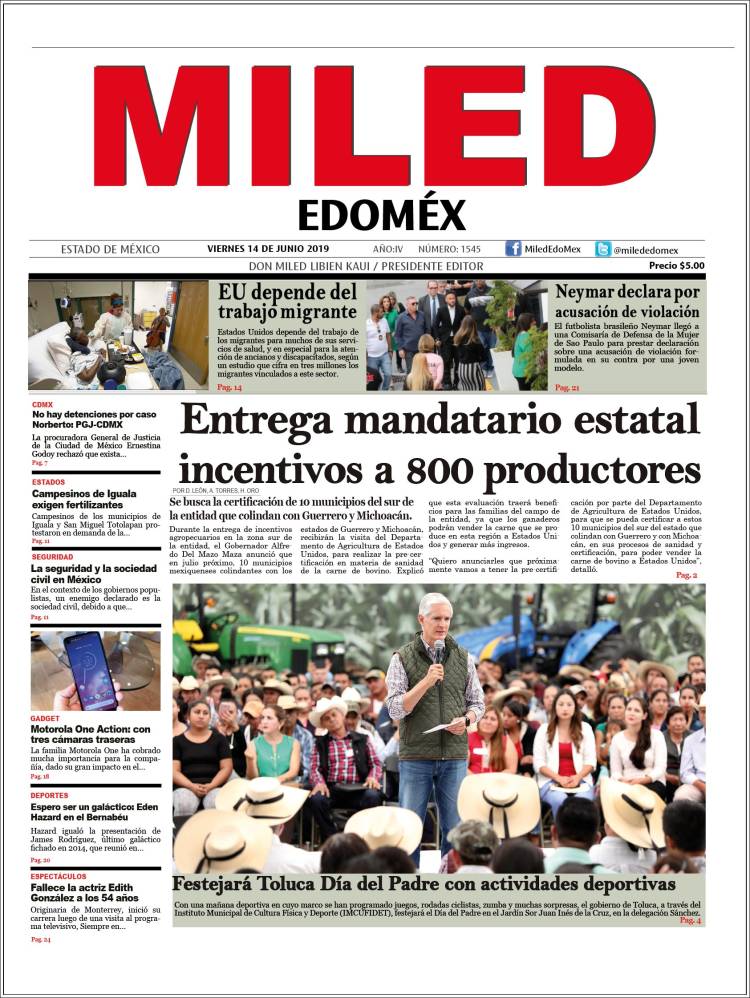 Portada de Miled - Estado de México (México)