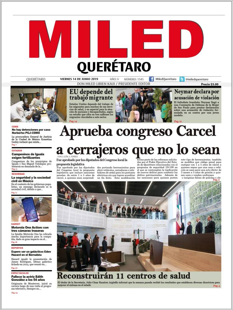 Portada de Miled - Querétaro (México)