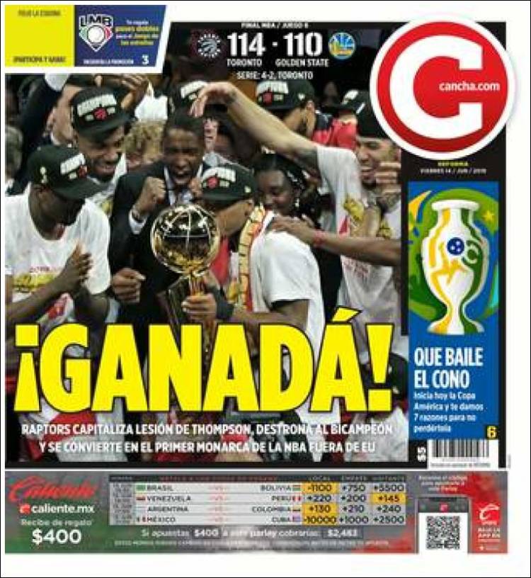 Portada de Cancha (México)