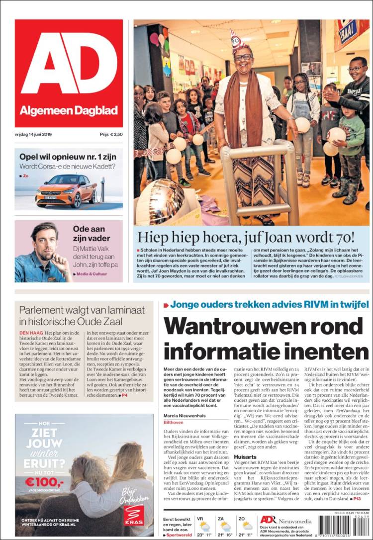 Portada de AD (Pa&iacute;ses Bajos)