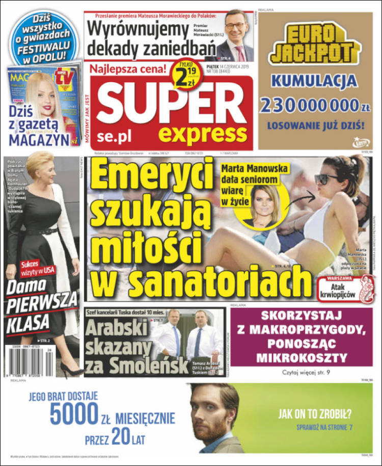 Portada de Super Express (Poland)