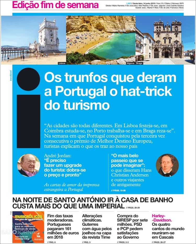 Portada de I - informação (Portugal)