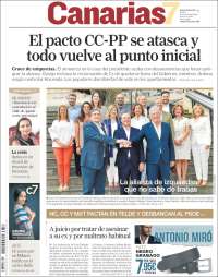 Portada de Canarias 7 (España)