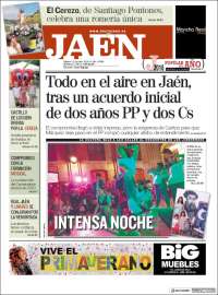 Portada de Diario Jaén (España)