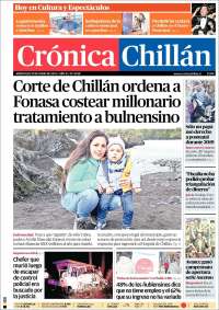 Portada de Crónica Chillán (Chili)