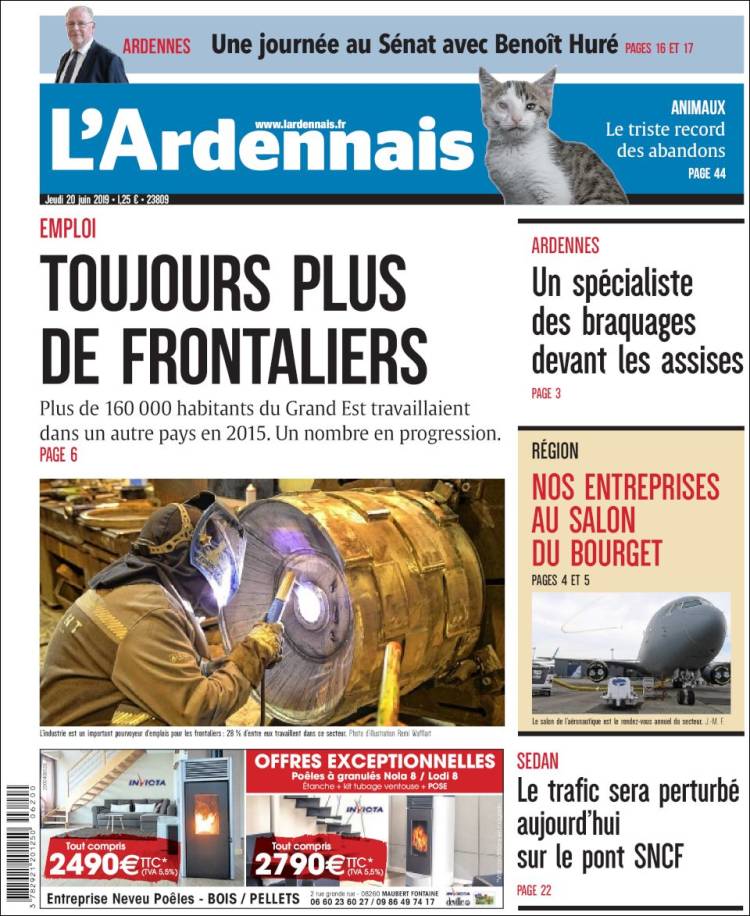 Portada de L'Ardenais (France)