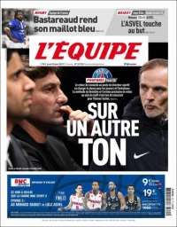 Portada de L'Equipe (Francia)