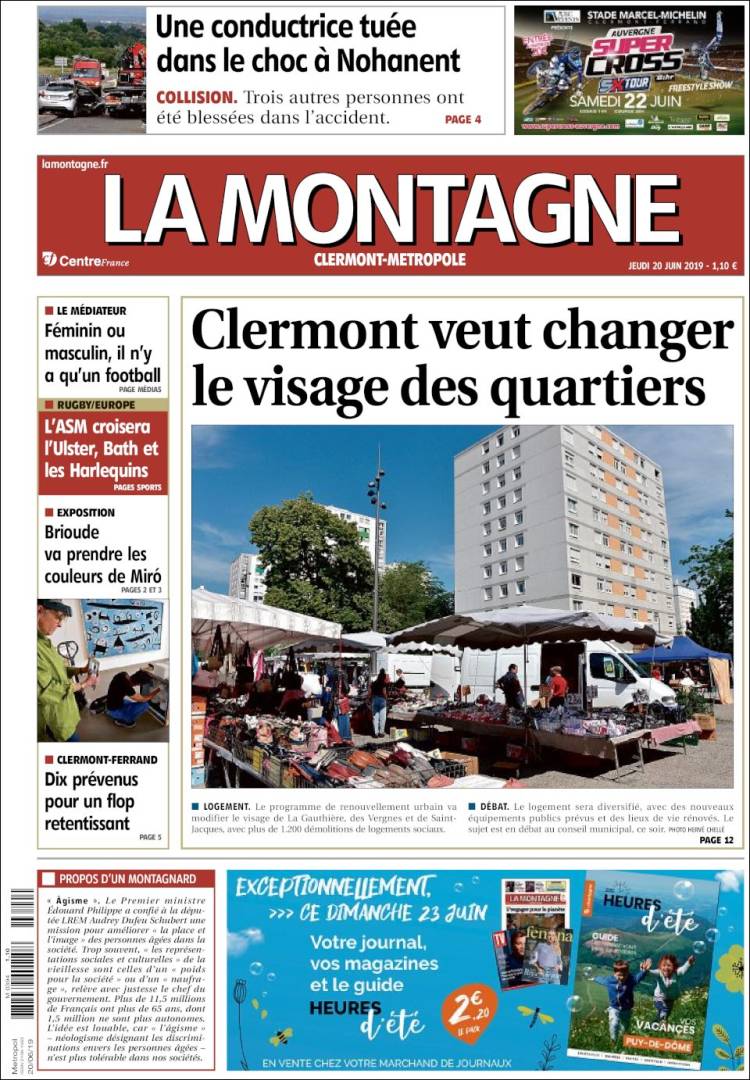 Portada de La Montagne (France)