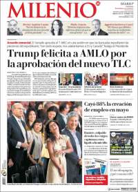 Portada de Milenio (México)