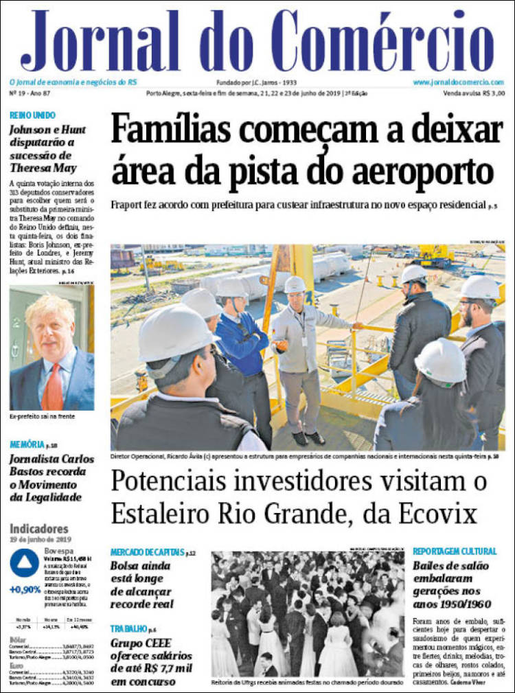Portada de Jornal do Comércio (Brasil)