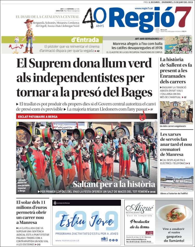 Portada de Regio7 (España)