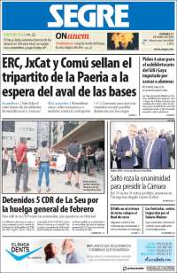 Portada de Segre  (España)